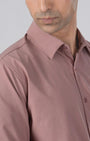 TAILORAEDGE Featherlite Wrinkle Resistant Shirt In Peach