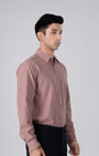 TAILORAEDGE Featherlite Wrinkle Resistant Shirt In Peach