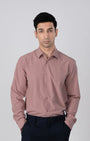 TAILORAEDGE Featherlite Wrinkle Resistant Shirt In Peach