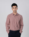 TAILORAEDGE Featherlite Wrinkle Resistant Shirt In Peach