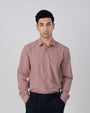 TAILORAEDGE Featherlite Wrinkle Resistant Shirt In Peach