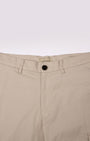 TAILORAEDGE Finest Twill Relaxed Cargo Pants In Cream