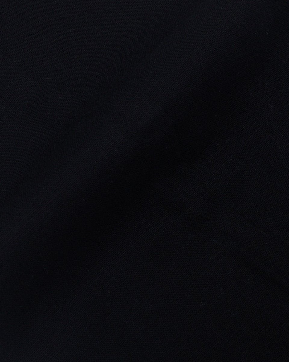TAILORAEDGE Linen Feel Premium Cotton Chinos In Black