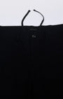 TAILORAEDGE Linen Feel Premium Cotton Chinos In Black