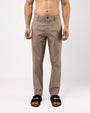 TAILORAEDGE Linen Feel Premium Cotton Chinos In Dust