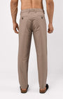 TAILORAEDGE Linen Feel Premium Cotton Chinos In Dust