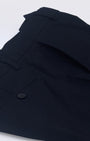 TAILORAEDGE Linen Feel Premium Cotton Chinos In Navy