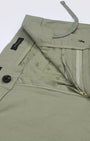 TAILORAEDGE Linen Feel Premium Cotton Chinos In Pistachio