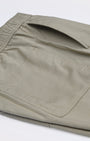 TAILORAEDGE Linen Fused Tailored Pant In Beige