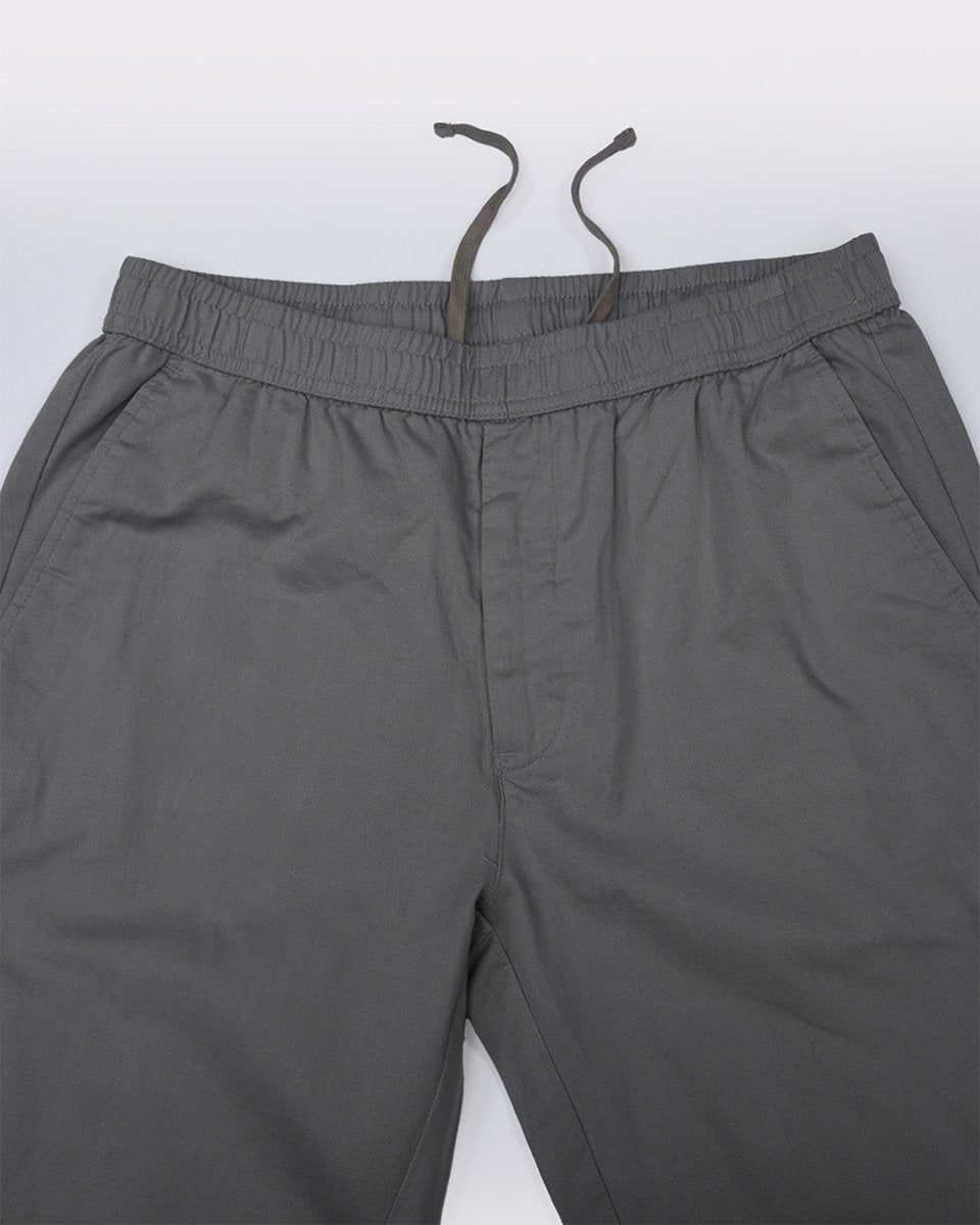 TAILORAEDGE Linen Fused Tailored Pant In Grey