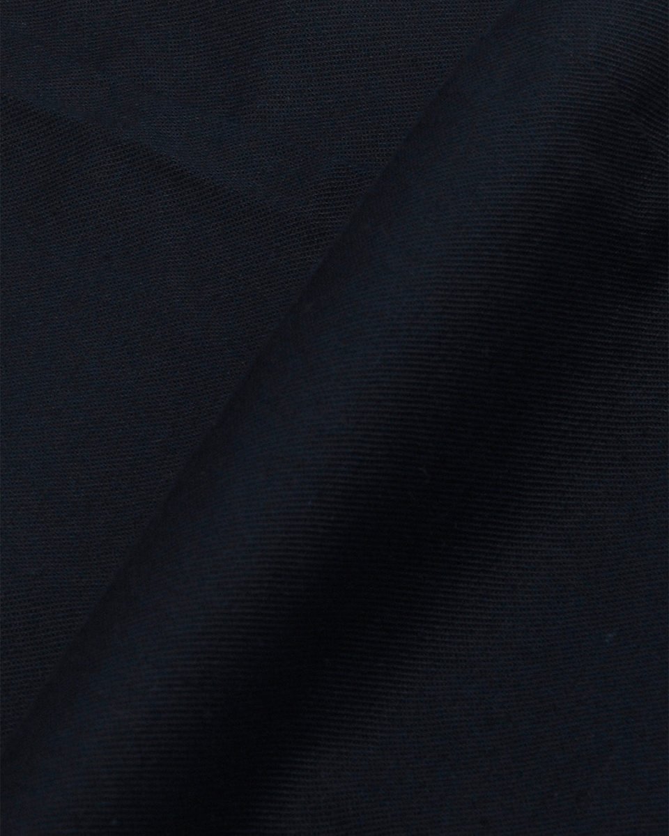 TAILORAEDGE Linen Fused Tailored Pant In Navy