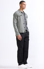 TAILORAEDGE Mason Relaxed Cargo Pants In Black