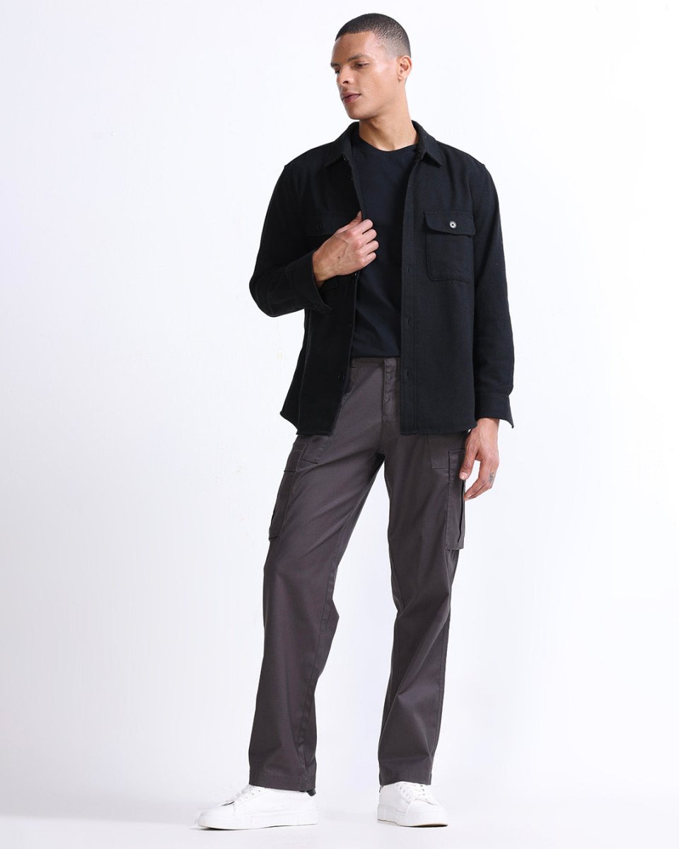 TAILORAEDGE Mason Relaxed Cargo Pants In Brown