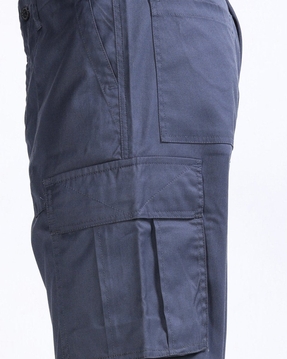 TAILORAEDGE Mason Relaxed Cargo Pants In Grey