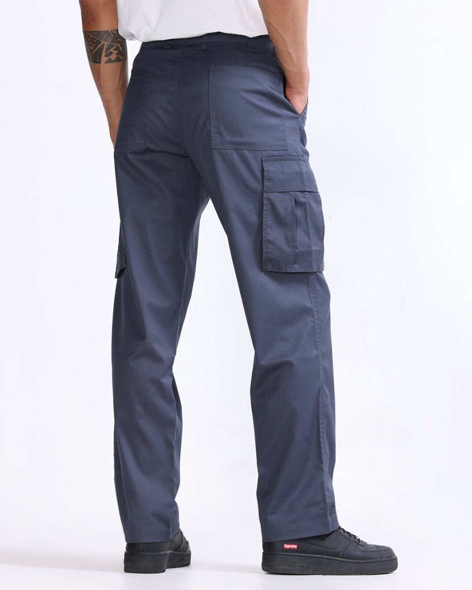 TAILORAEDGE Mason Relaxed Cargo Pants In Grey