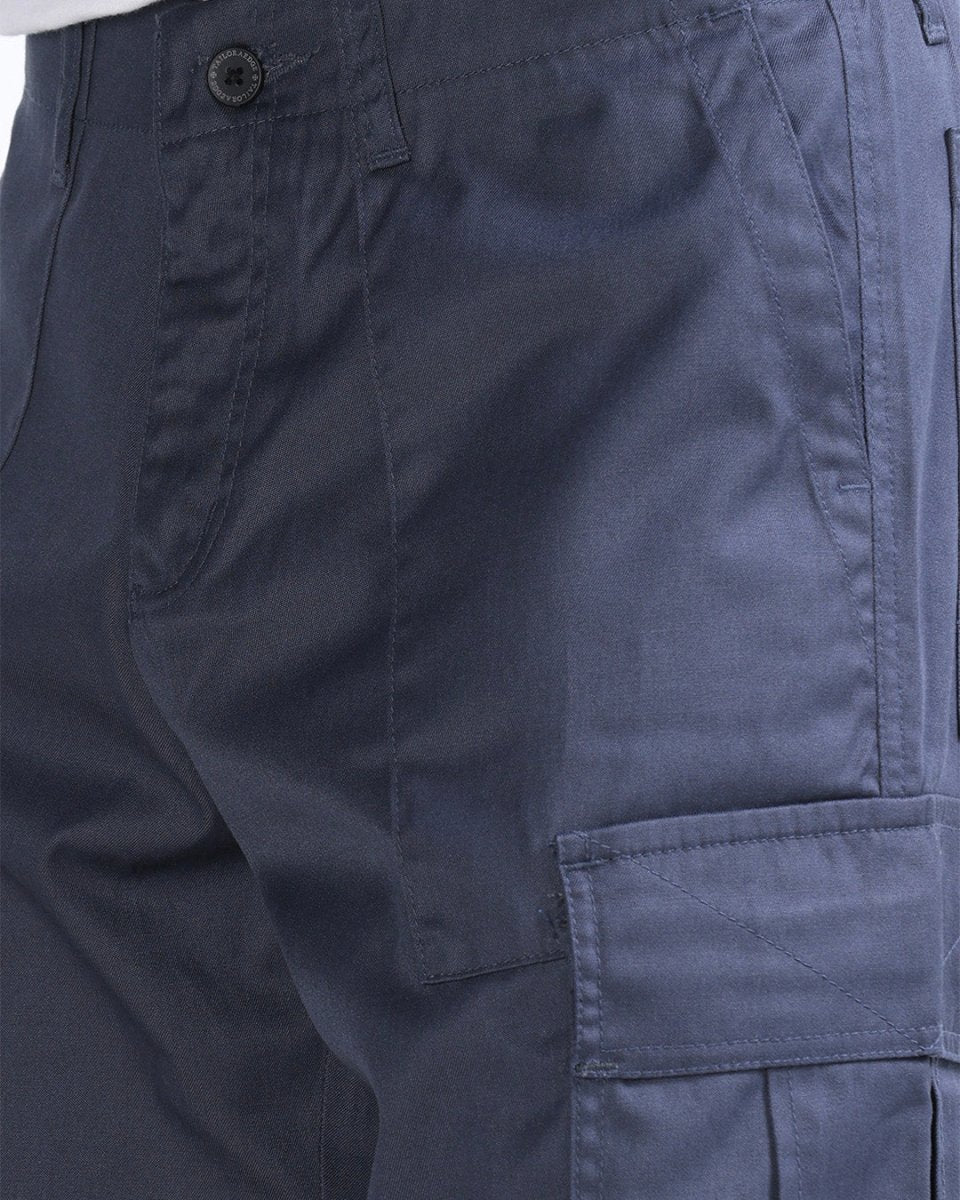 TAILORAEDGE Mason Relaxed Cargo Pants In Grey