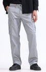 TAILORAEDGE Mason Relaxed Cargo Pants In Light Grey