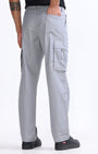 TAILORAEDGE Mason Relaxed Cargo Pants In Light Grey