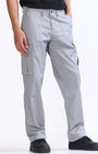 TAILORAEDGE Mason Relaxed Cargo Pants In Light Grey