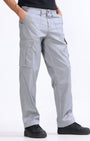 TAILORAEDGE Mason Relaxed Cargo Pants In Light Grey