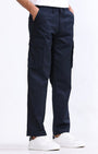 TAILORAEDGE Mason Relaxed Cargo Pants In Navy