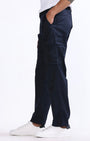 TAILORAEDGE Mason Relaxed Cargo Pants In Navy