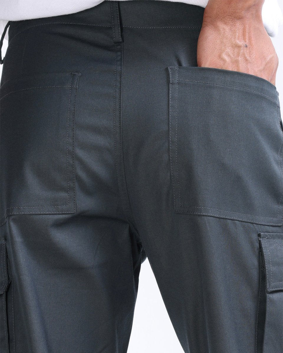 TAILORAEDGE Mason Relaxed Cargo Pants In Olive