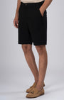 TAILORAEDGE Premium Easy Iron Shorts In Black