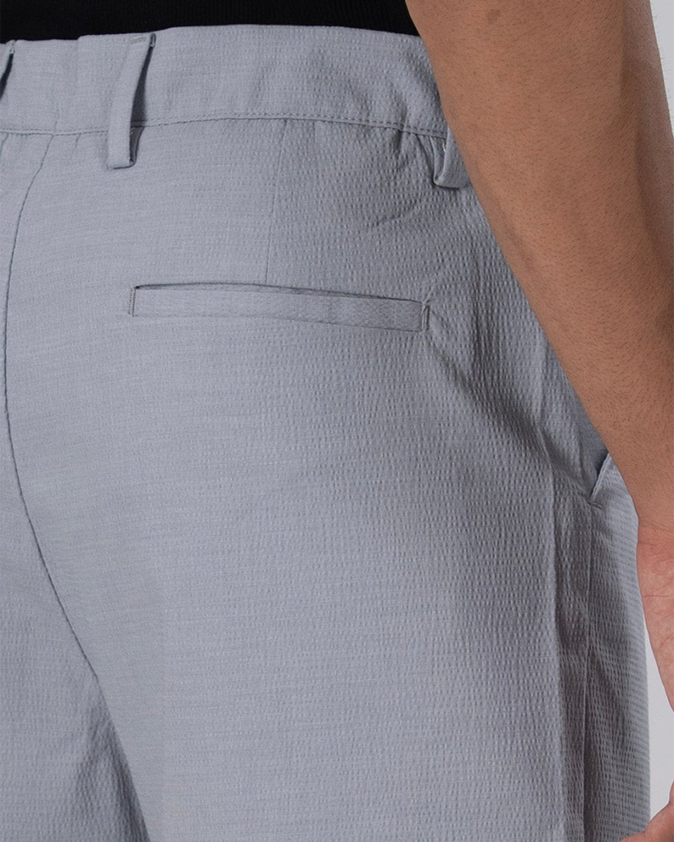 TAILORAEDGE Premium Easy Iron Shorts In Grey