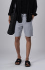 TAILORAEDGE Premium Easy Iron Shorts In Grey