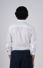 TAILORAEDGE Premium Lyocell Linen Shirt In White