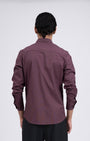 TAILORAEDGE Premium Oxford Cotton Shirt In Dark Peach