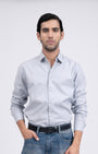 TAILORAEDGE Premium Oxford Cotton Shirt In Grey