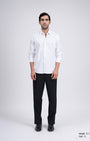 TAILORAEDGE Premium Oxford Cotton Shirt In White
