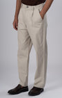 TAILORAEDGE Premium Signature Relaxed Chinos In Beige