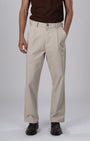 TAILORAEDGE Premium Signature Relaxed Chinos In Beige