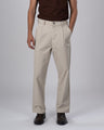 TAILORAEDGE Premium Signature Relaxed Chinos In Beige