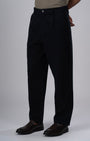 TAILORAEDGE Premium Signature Relaxed Chinos In Black