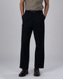 TAILORAEDGE Premium Signature Relaxed Chinos In Black