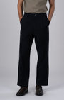 TAILORAEDGE Premium Signature Relaxed Chinos In Black