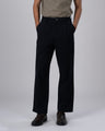 TAILORAEDGE Premium Signature Relaxed Chinos In Black