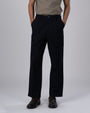 TAILORAEDGE Premium Signature Relaxed Chinos In Black