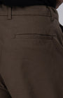 TAILORAEDGE Premium Signature Relaxed Chinos In Brown