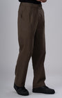 TAILORAEDGE Premium Signature Relaxed Chinos In Brown