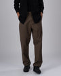 TAILORAEDGE Premium Signature Relaxed Chinos In Brown