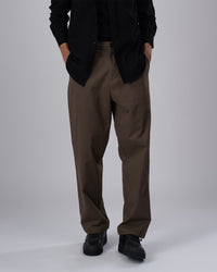 TAILORAEDGE Premium Signature Relaxed Chinos In Brown