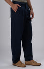 TAILORAEDGE Premium Signature Relaxed Chinos In Navy