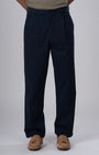 TAILORAEDGE Premium Signature Relaxed Chinos In Navy