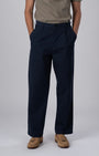 TAILORAEDGE Premium Signature Relaxed Chinos In Navy