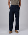 TAILORAEDGE Premium Signature Relaxed Chinos In Navy